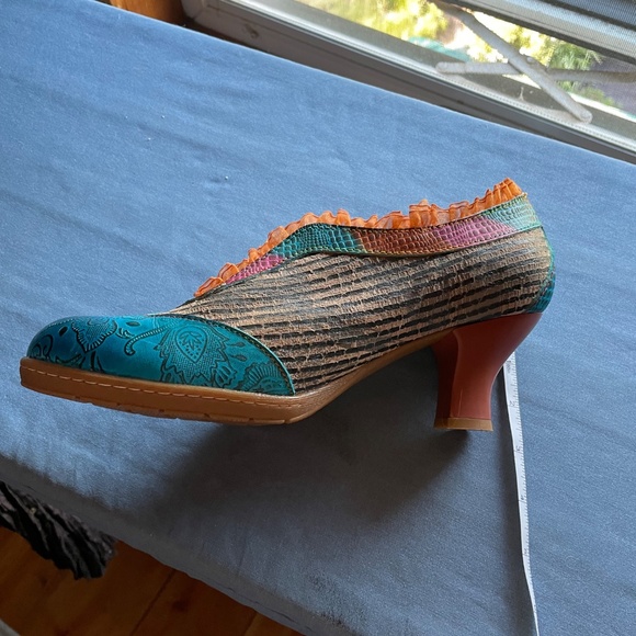 Blue/Multi Socofy Heels - Size 40 - Picture 9 of 9